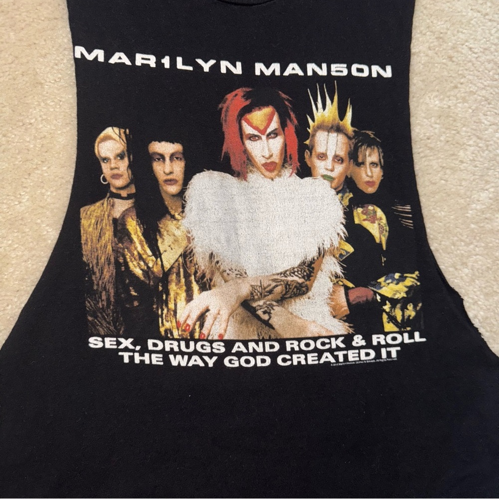 Marilyn Manson Graphic Tank Top